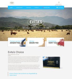 Jan Zandbergen Group - website Evita's Choice